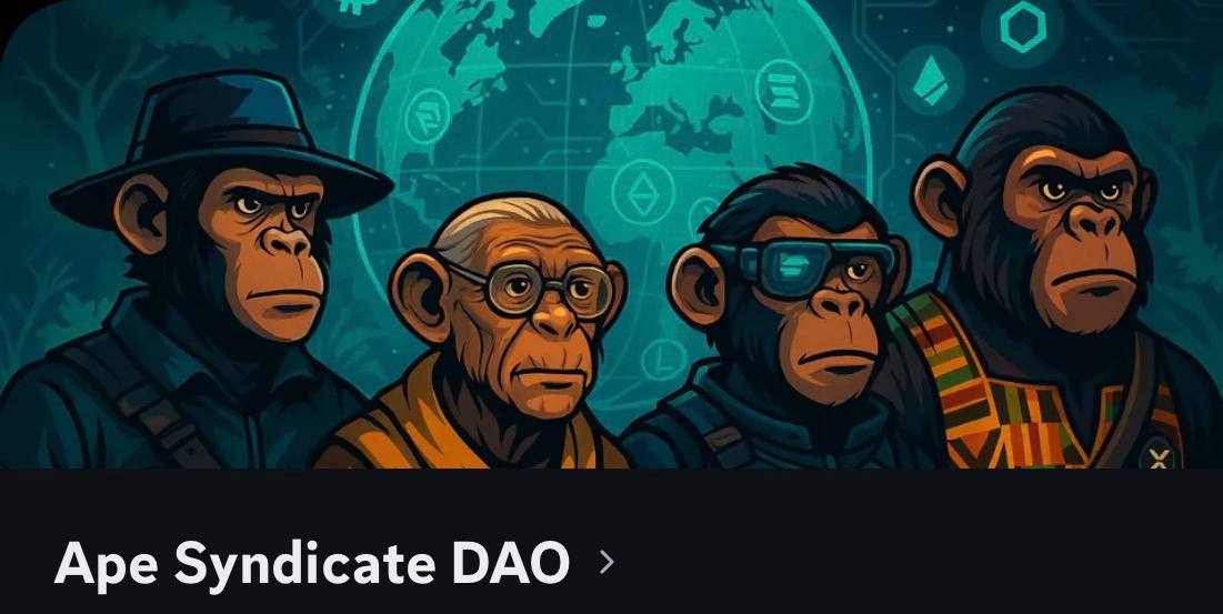 Ape Syndicate DAO Discord banner
